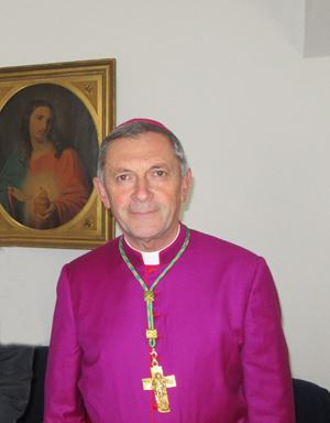 Il vescovo di Mondovì, monsignor Egidio Miragoli, 64 anni. Foto:Curia vescovile di Mondovì. 