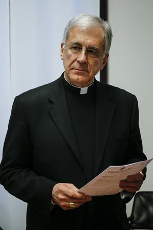 Monsignor Renato Boccardo, 67 anni, è arcivescovo di Spoleto-Norcia dal luglio 2009 (Ansa)