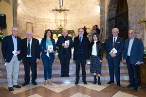 Gli imprenditori :da sinistra, Andrea Acutis papà di Carlo domani Beato, Giorgio Campagnolo, Niccolò Branca, Paola Gurrieri, Giuliano Maffei