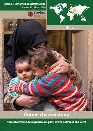 La copertina del dossier Caritas. Fonte: caritas.it. La foto in alto è dell'agenzia Ansa. Quella di copertina è dell'agenzia Reuters. 