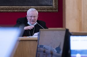 Il cardinale Gualtiero Bassetti, 78 anni, presidente della Conferenza episcopale italiana (Cei) martedì 26 gennaio 2021.