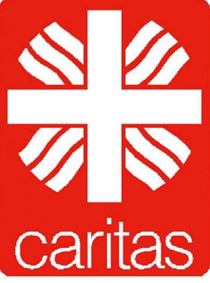 Il logo della Caritas. In alto e in copertina, monsingor Giuseppe Schillaci, 63 anni, vescovo di Lamezia Terme. Foto Ansa.