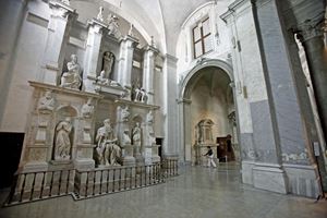 Il Mosè di Michelangelo Buonarroti (1475-1564). Foto Ansa.