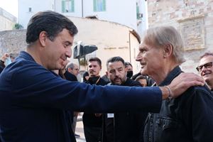 Il produttore Luca Bernabei con Terence Hill