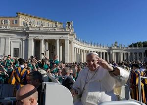 Città del Vaticano, piazza San Pietro, udienza generale di mercoledì 5 ottobre 2022. Foto Osservatore Romano - Vatican Media.