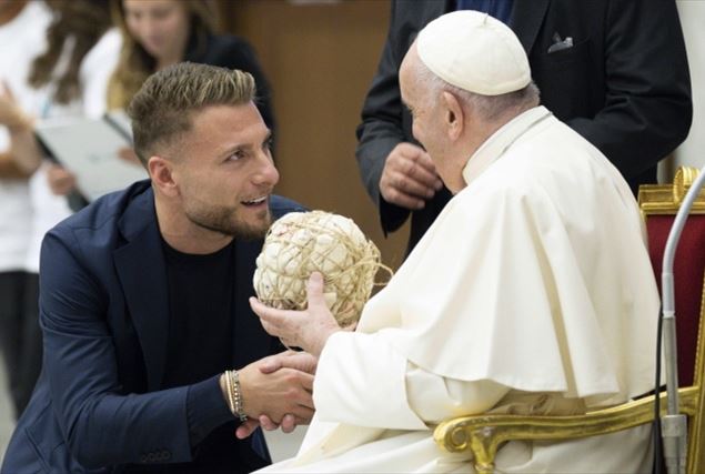 Il Papa e i suoi auguri a Ciro Immobile Famiglia Cristiana