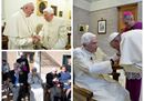 Benedetto XVI e Francesco, le immagini di un rapporto fraterno e affettuoso