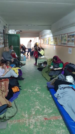 Il rifugio antiaereo della scuola.