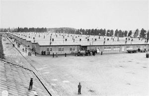 Il campo di Dachau alla liberazione. Fonte: Wikipedia.