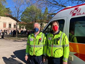 Paolo Maiandi, 68 anni (a sinistra) e Stefano, 40