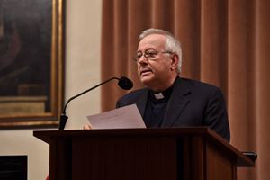 Don Walter Magni, portavoce dell'arcivescovo di Milano Mario Delpini