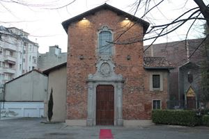 L'antica chiesa del Fopponino a MIlano dove il 14 giugno si celebra una Messa per chiedere il dono della pioggia.