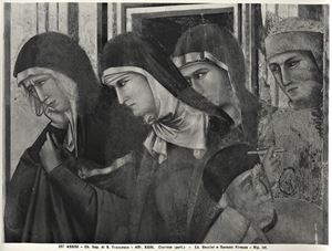 Giotto, Pianto di Santa Chiara su San Francesco morto (Wikimedia Commons)