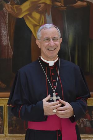 Monsignor Antonio Giuseppe Caiazzo, arcivescovo di Matera-Irsina, 66 anni.  