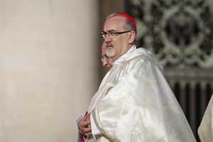 Il cardinale Pierbattista Pizzaballa, patriarca latino di Gerusalemme. 
