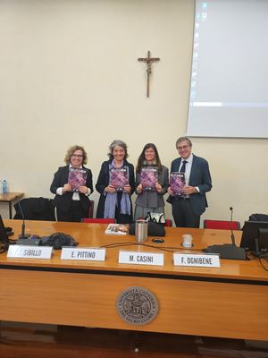 Da sinistra Soemia Sibillo, Marina Casini, Elisabetta Pittino e Francesco Ognibene