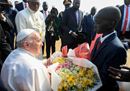 Le foto del primo giorno del Papa in Sud Sudan