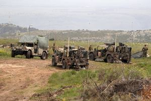 Isarele, 7 aprile. Operazione sul confine con il Libano (foto ANSA)