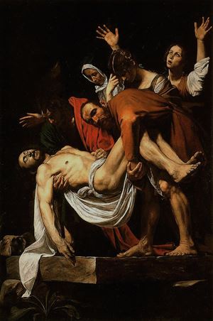 Caravaggio, Deposizione nel sepolcro, 1602-04, Pinacoteca Vaticana