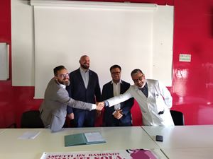 Un momento dell'inaugurazione 