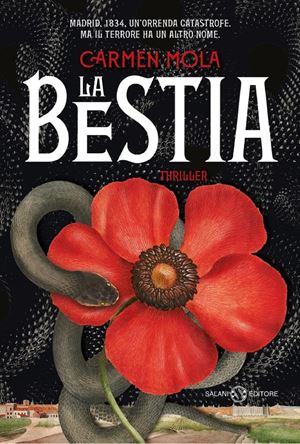 Copertina dell'ultimo romanzo di Carmen Mola, La Bestia