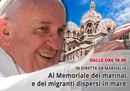 Diretta Streaming, papa Francesco a Marsiglia, visita al Memoriale dei mariani e migranti dispersi in mare