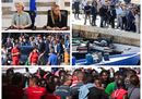 Le immagini della visita di von der Leyen e la premier Meloni a Lampedusa