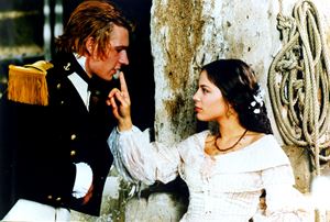 Gerard Depardieu and Ornella Muti in the 1998 TV series