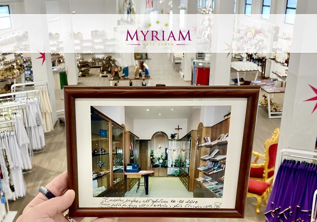 Myriam Arte Sacra, the e-commerce of religious items for clergy and lay people