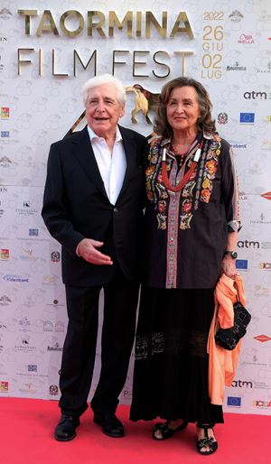 Ugo Pagliai e Paola Gassman nel 2022 a Festival di Taormina