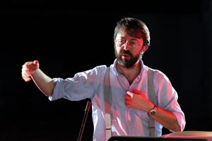 Il direttore del festival Riccardo Brazzale, direttore d’orchestra, compositore, musicista.