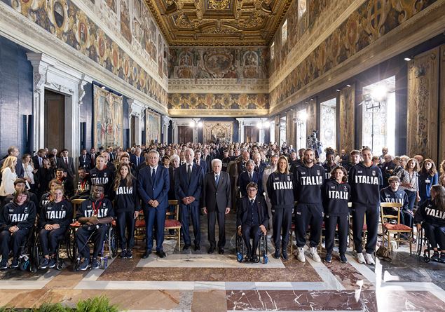 Olympic champions at the Quirinale