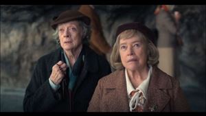 Maggie Smith and Kathy Bates in "Miracle Club"