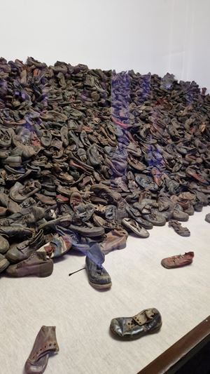 The shoes of the deportees (Photo: A. Stella)