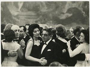 Maria Callas with Aristotle Onassis