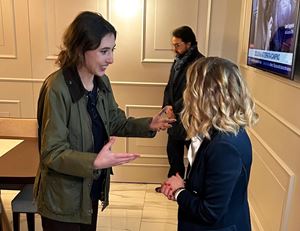 Cecilia Sala con la premier Giorgia Meloni.