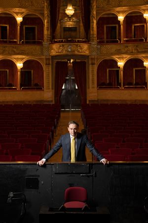 Michele Mariotti al Costanzi, fotografato da Fabrizio Sansoni