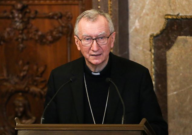 Parolin: “Yes to a peace plan involving the Palestinians”