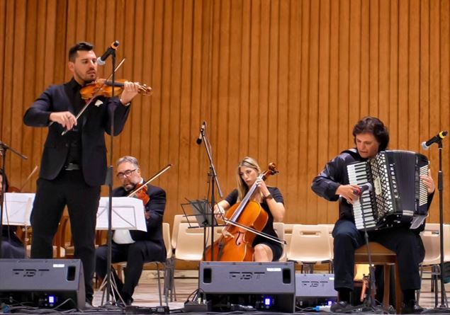 Accordion and violin, the ‘Our Father’ in Romani language for Pope Leo Accordion and violin, the ‘Our Father’ in Romani language for Pope Leo