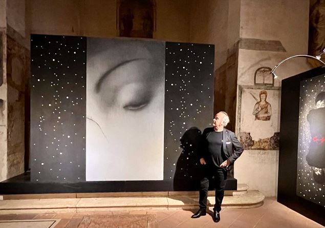 Open your eyes to see: the invitation of the artist Omar Galliani in the footsteps of Saint Lucia Open your eyes to see: the invitation of the artist Omar Galliani in the footsteps of Saint Lucia
