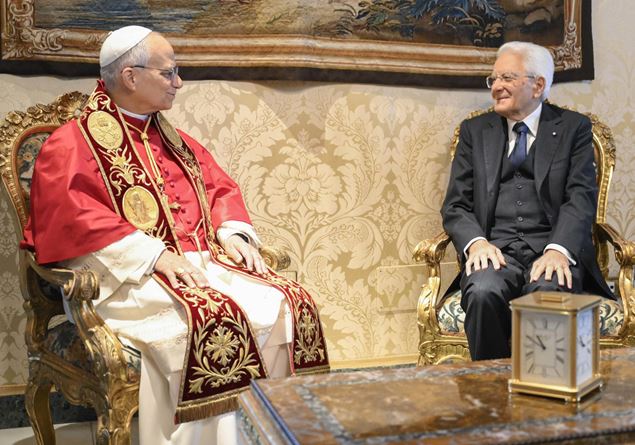 Leone and Mattarella, the common commitment to peace