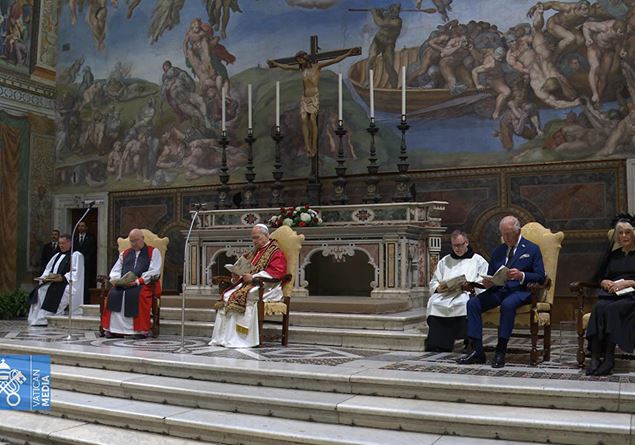 Leone and Carlo: prayer together after 500 years