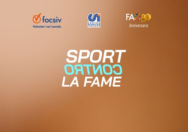 Sport against hunger, Focsiv and the Italian Sports Center together for the right to food
