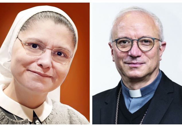 Sister Anna Monia Alfieri in Cagliari in dialogue with Archbishop Baturi