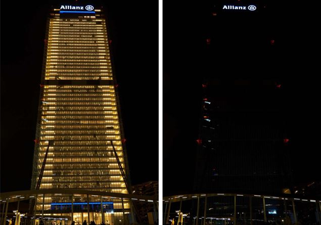 Allianz turns off the lights for the environment: he adheres to M’illumino di Meno and Earth Hour 2025