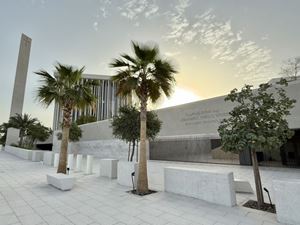 Abu Dhabi's Abrahamic Family House, consisting of four founding places: the church, the mosque, the synagogue and a forum used for the meetings.