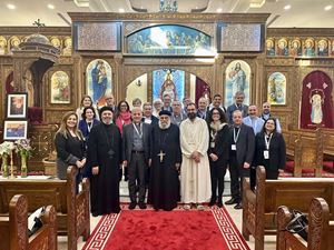 The participants in the Coptic Church of Dubai