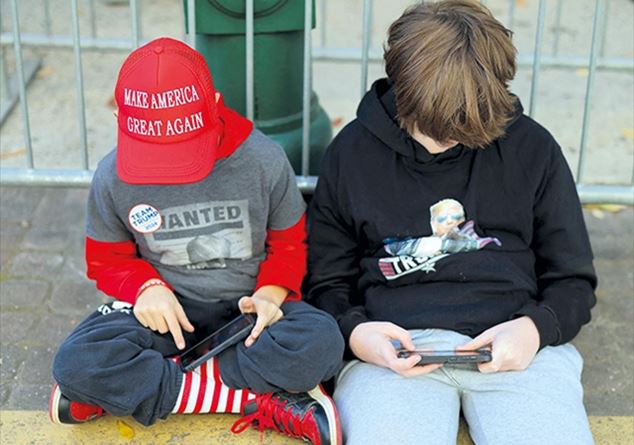 American children abandoned in the virtual world. And here with us?