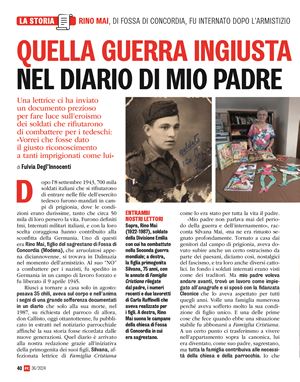 La pagin di un articolo di Fc nato dalla segnalazione della storia di una lettrice