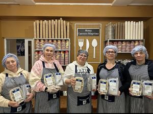 Volontarie della cucina sociale di Kherson.